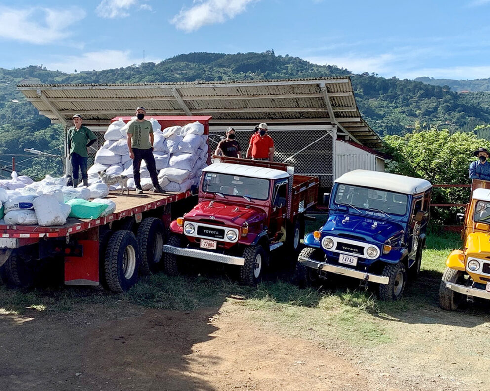 Compost and Landcruisers in Costa Rica