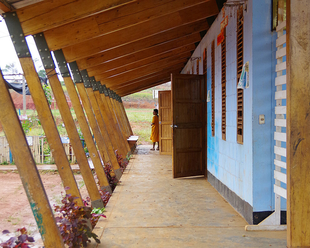 Photo of one of the new schools in Peru