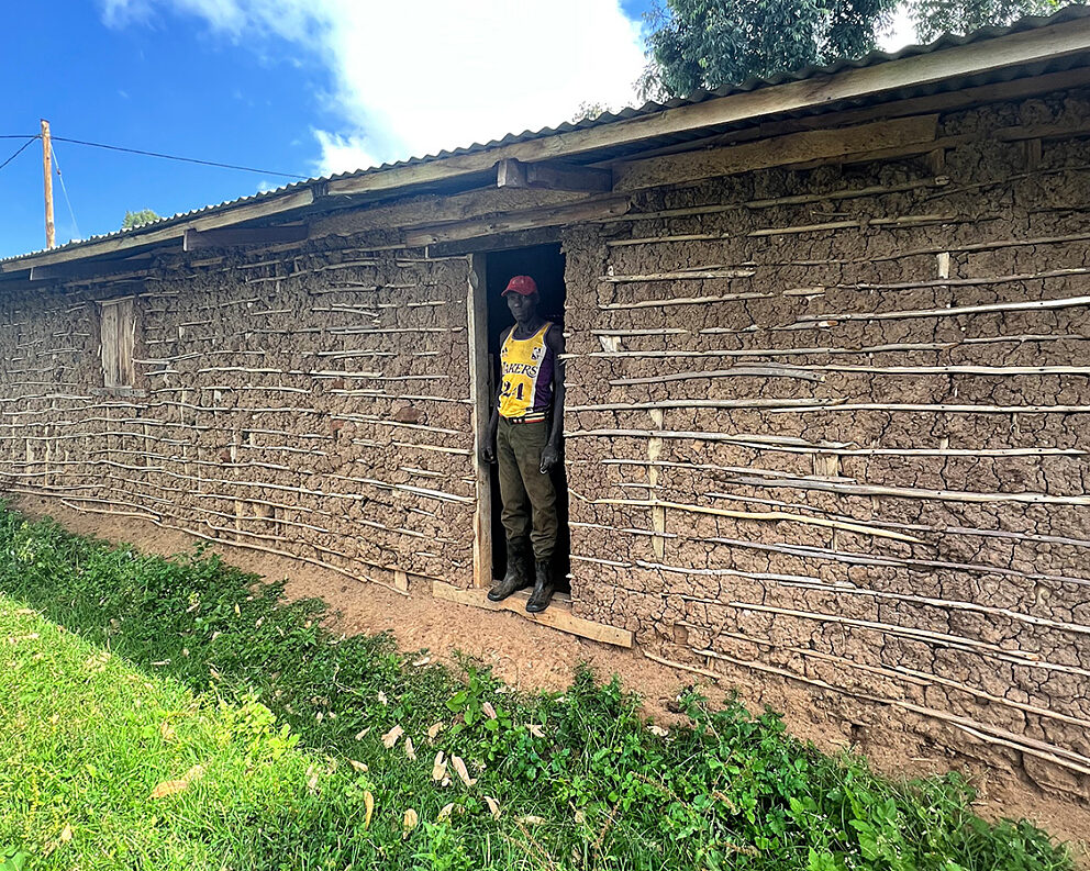 Dormitory needing renovations, Uganda