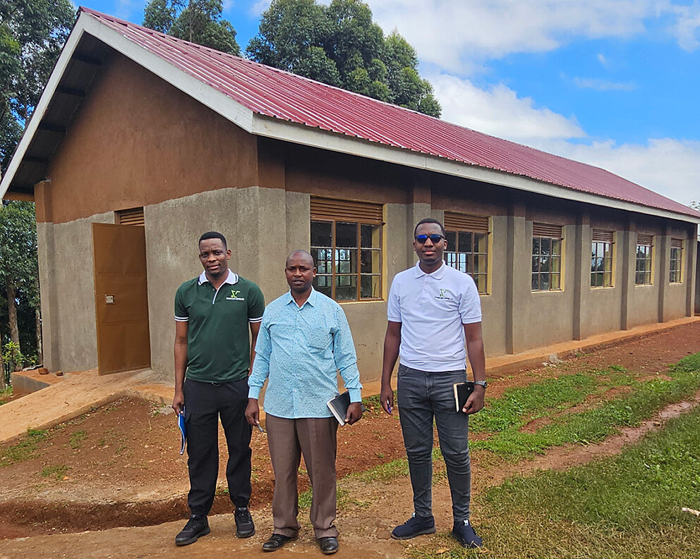 Newly renovated dormitory, Uganda