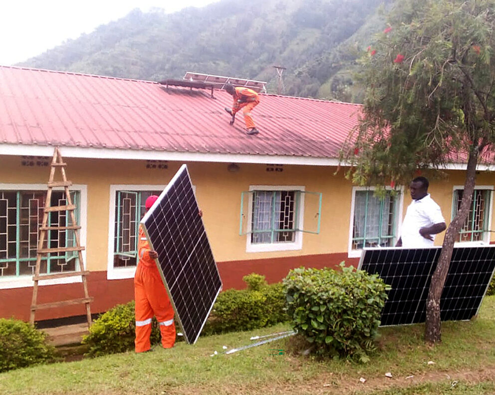 Solar installation, Uganda